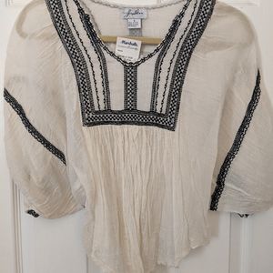 Summer embroidered blouse NWT